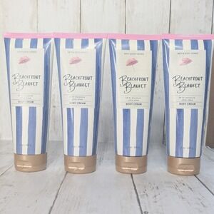 Bath & Body Works Beachfront Blanket Ultra Shea Body Cream Set of 4 Discontinued